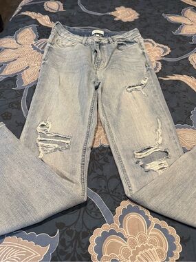 Studio Light Blue Ripped Skinny Jeans